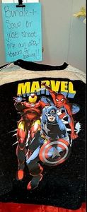 Marvel long sleeve shirt sz large